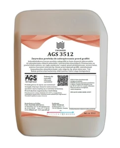 AGS 3512 bezbarwny mat Powłoka zmywalna antygraffiti powierzchnie matowe, piaskowiec, wapień, cegła, AmerBlok