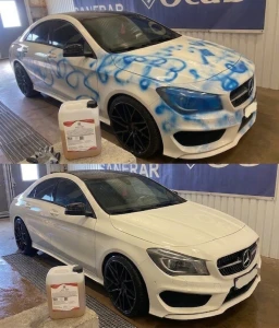 AGS 560 płyn usuwanie graffiti delikatna powierzchnia gładka, pleksiglas, poliwęglan, metale lakierowane proszkowo