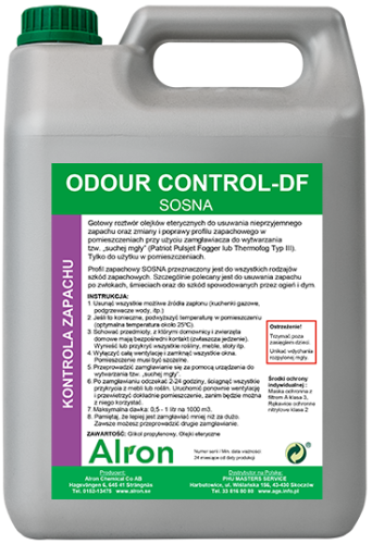 ODOUR CONTROL-DF SOSNA do usuwania zapachu po zwłokach, padliny, śmieci, sadzy, dymu, nikotyny oraz do wszystkich innych nieprzyjemnych zapachów ZAPACH PO ZWŁOKACH ŚMIECI POŻAR OGIEŃ DYM SUCHA MGŁA