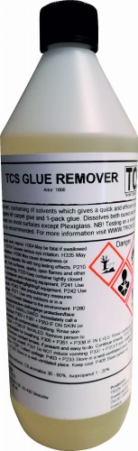 TCS Glue Remover do usuwania różnego rodzaju klejów jednoskładnikowych z większości powierzchni (z wyjątkiem pleksi, poliwęglanu). Stosowany w koncentracie